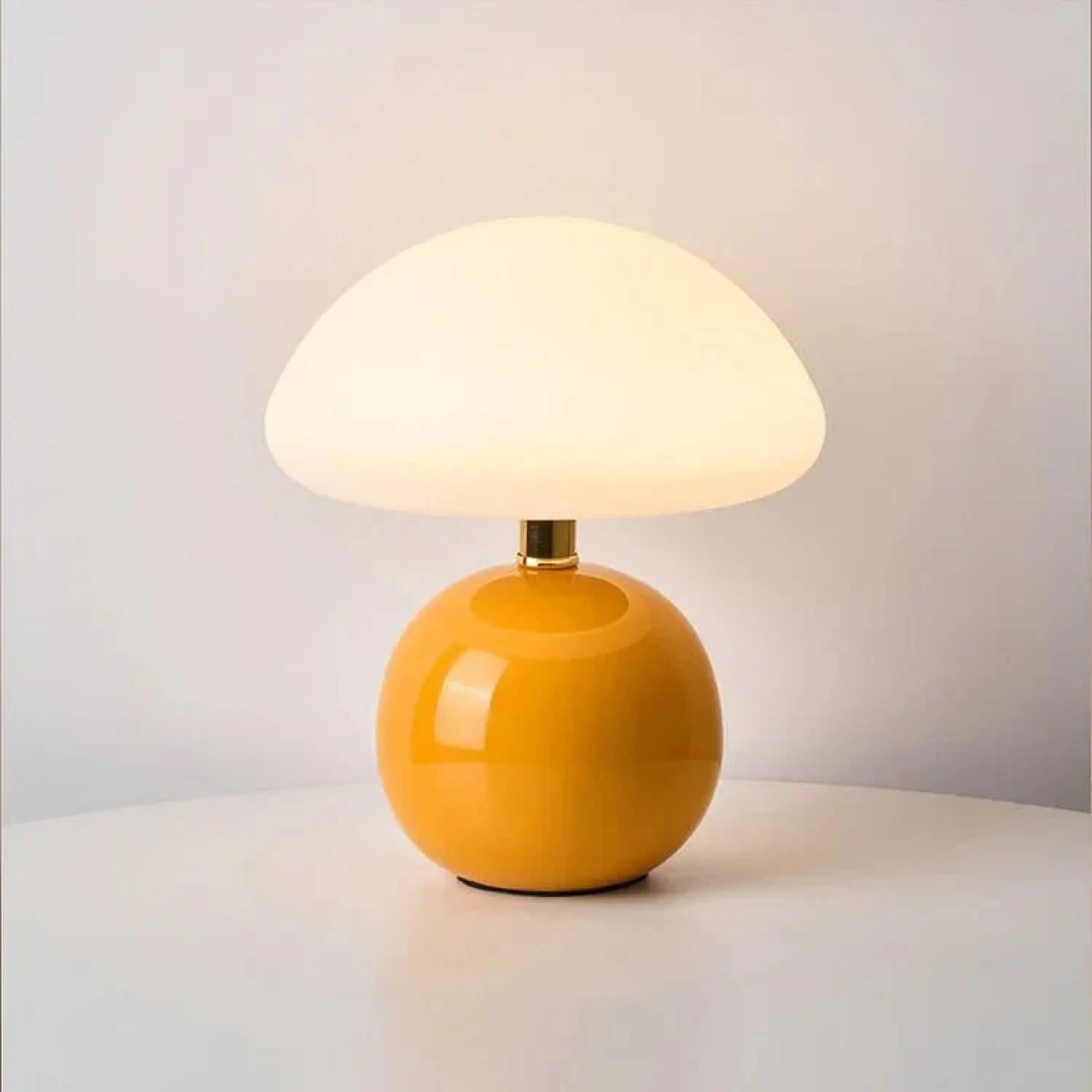 Champignón - Oranje - tafellamp
