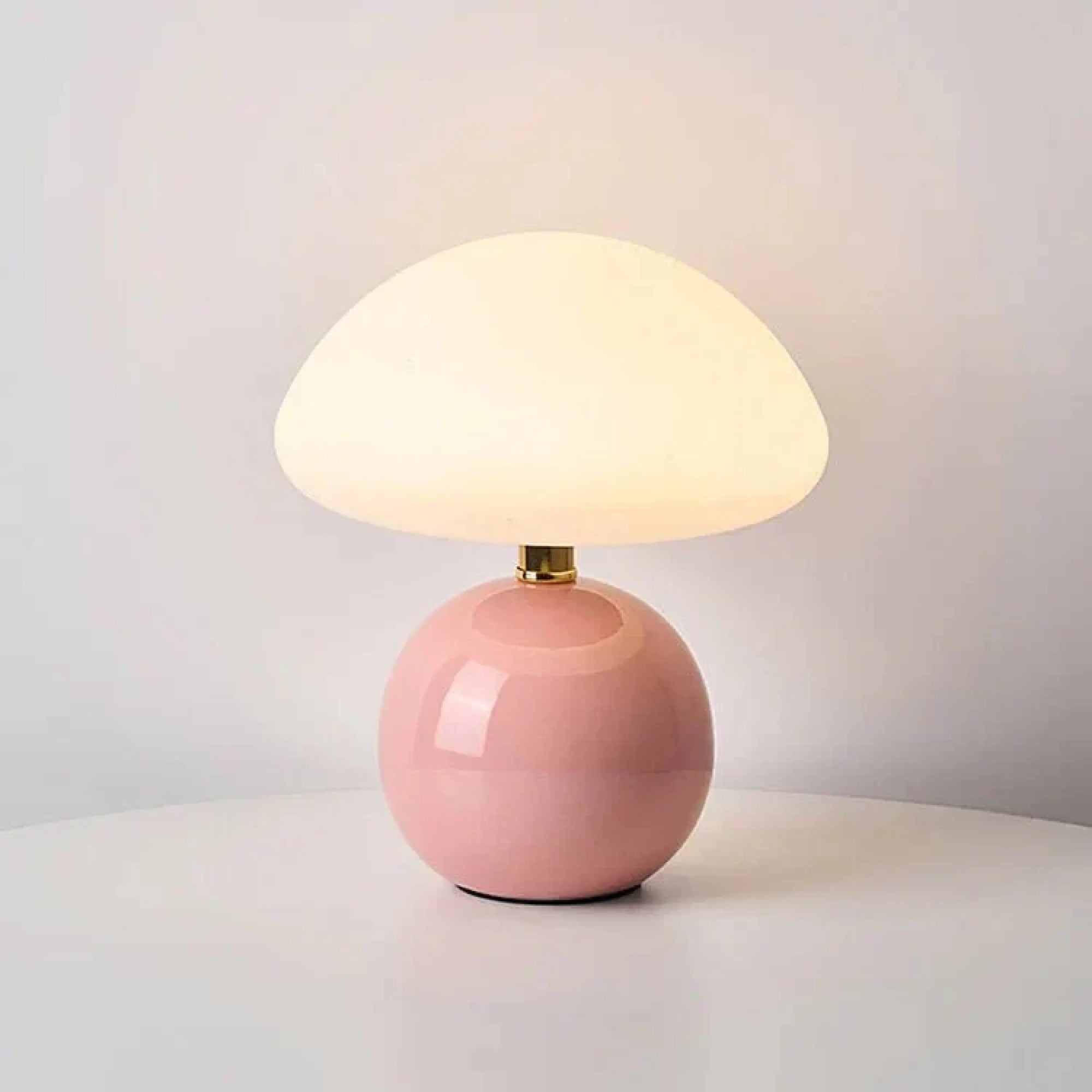 Champignón - Roze - tafellamp