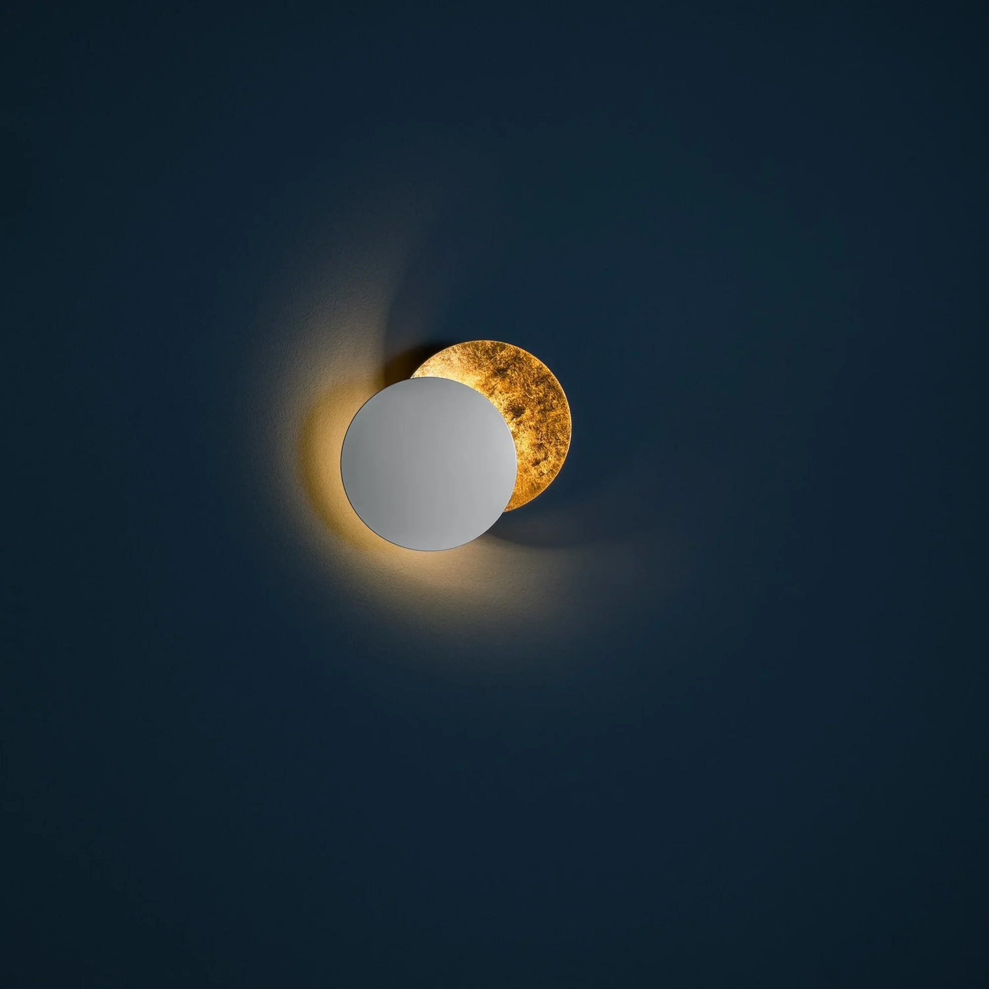 Eclipse - Wit & Goud - Verlichting > Verlichtingsarmaturen > Binnenverlichting > Wandlampen