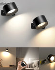 Led Wall Sconces Light 3 Brightness Levels Color Modes Lights 2000Mah Battery Operated 360°