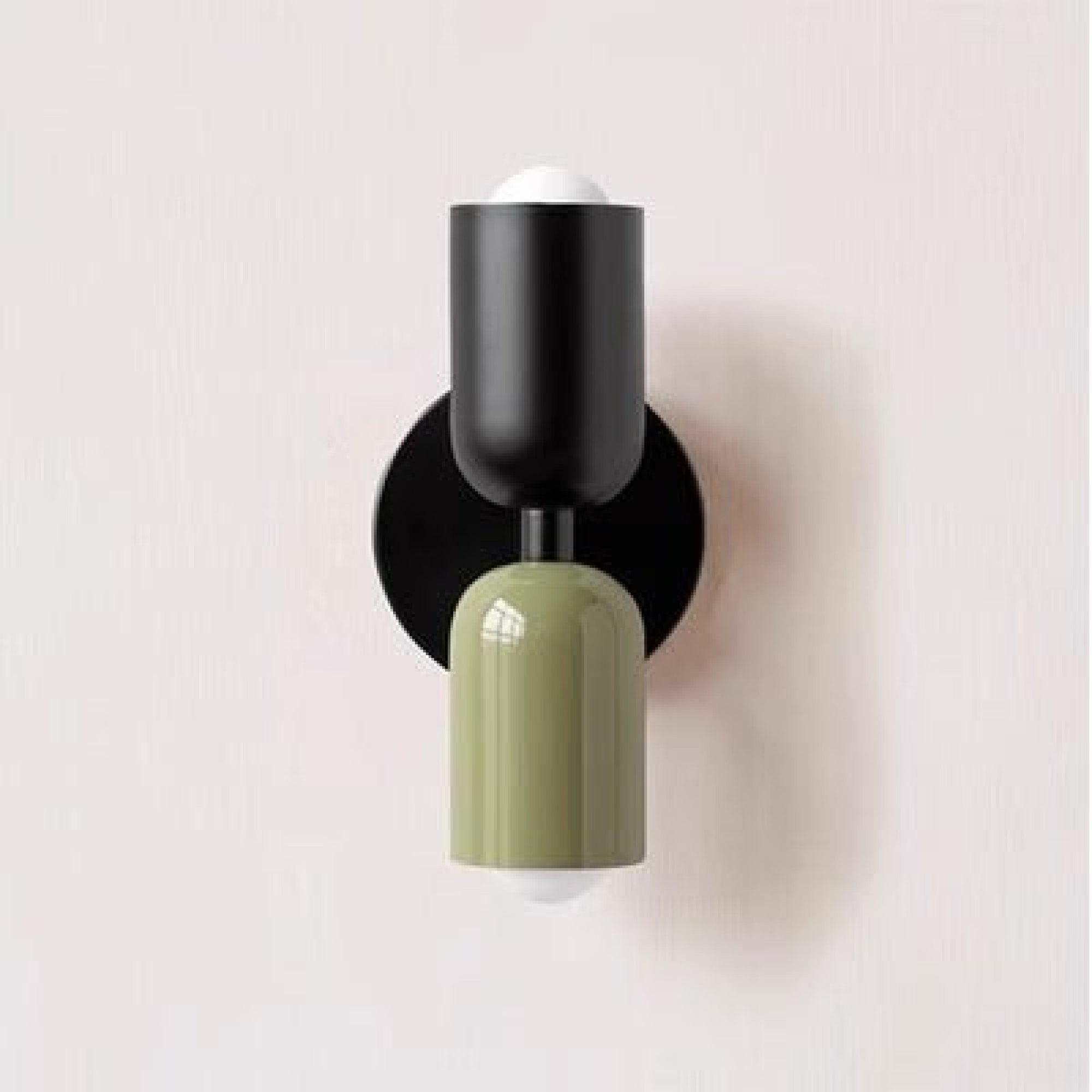 Morandi Duo - Zwart & Groen - wandlamp