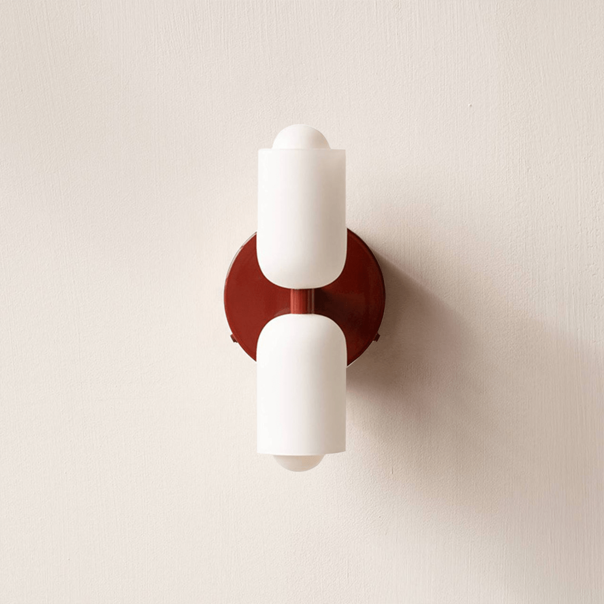 Morandi White - Rood - wandlamp